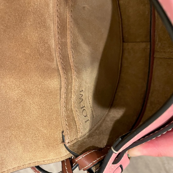 Loewe Mini Gate Pink and Brown - Picture 4 of 6